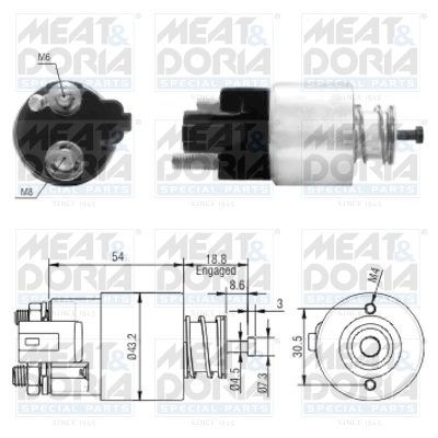 Solenoid Switch, starter